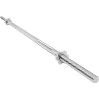 GORILLA SPORTS Kurzhantelstange Langhantelstange Chrom 150 cm mit Sternverschluss, 150 cm (3-tlg)