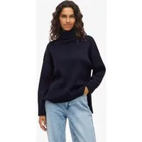 Vila Rollkragenpullover VIOSTRIA ROLLNECK L/S KNIT TOP-NOOS