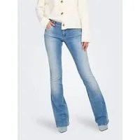 ONLY Bootcut-Jeans ONLBLUSH – Flared Jeans mit ausgestelltem Bein und Taschen
