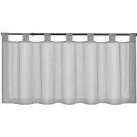 Delien Scheibengardine Eva, Schlaufen, Voile Uni Kurzstore Küche