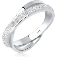 Elli Fingerring Wickelring Emaille 925 Silber