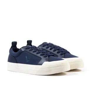 Lyle & Scott 1874 Marineblaue Turnschuhe