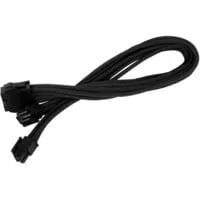 Strom-Verlängerungskabel SST-PP07-EPS8B schwarz, 30cm