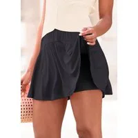 LASCANA Hosenrock aus Viskosejersey mit Gummizugbund kurzer Jerseyrock, Sommerrock mit fixierter Shorts, Skort, Minirock