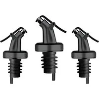Layba Flaschenausgießer LAYBA Flaschenausgießer 3er-Set Schwarz