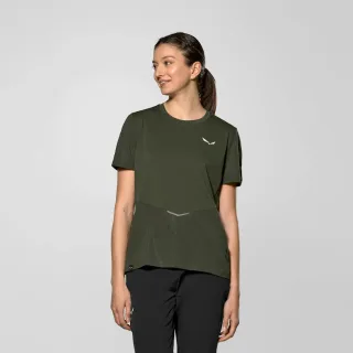 SALEWA - Pedroc Dry'Ton Hybrid T-Shirt Damen - Grün (Gr.40)
