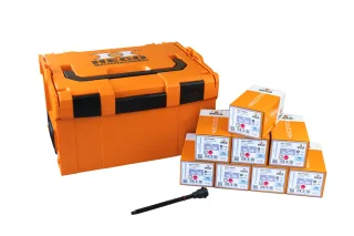 HECO L-BOXX 238 MMS-TC 10x130, 200 Stück, inkl. Setzwerkzeug - 63104