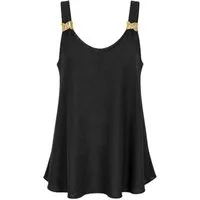 ITALY VIBES Trägertop - elegantes Ärmelloses Shirt - sommerliches Damen Top ONE SIZE, passend von Größe S bis XL