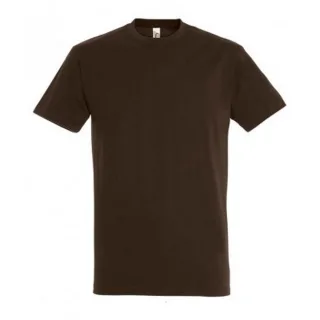 SOLS Mens Imperial Heavyweight Short Sleeve T-Shirt (Schokolade)