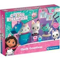 Clementoni® Kreativset Gabby's Dollhouse, Kreativ-Set lustige Figuren, Made in Europe