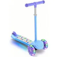 OUNUO Dreiradscooter 4-stufig höhenverstellbarer Kinderroller, leicht, für 3 bis 8 Jahren