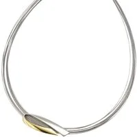 Vivance Collierkettchen 925/- Sterling Silber rhodiniert + Stahl
