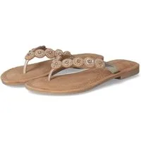 Lazamani LAZAMANI LA33772 GOLD Damen Glattleder gold Pantolette