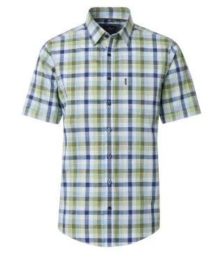 CASAMODA - Karohemd grün - Gr. - 3XL