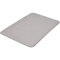 Kleine Wolke Badematte Marco, Badvorleger, Badezimmer Teppich, Höhe 20 mm, rutschhemmend beschichtet, fußbodenheizungsgeeignet, Polyester, rechteckig, Badteppich, Uni Farben