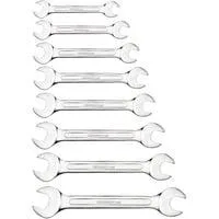 Red Doppel-Maulschlüssel-Satz, lang, 8-teilig, Schraubenschlüssel chrom, SW 6 - 22mm