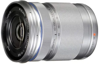 Olympus M.Zuiko digital ED 40-150mm 1:40-56 R MSC silber