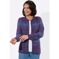 Witt Strickjacke Strickjacke Langarm Materialmix