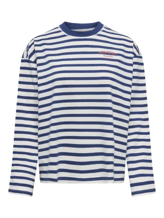 ONLY - ONLFREJA L/S STRIPE TOP CC JRS Cloud Dancer - Gr. - M