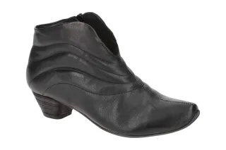 Think 686 AIDA Damen Stiefeletten schwarz Echtleder bequem