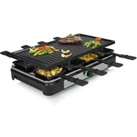 Tristar Raclette Tristar RA-2746 Raclette - Große Backfläche - Bis zu 8 Personen, Geeignet für 8 Personen – Regelbarer Thermostat