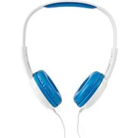 Nedis HPWD4200BU Over-Ear-Kopfhörer (3.5 mm Anschluss, 30-mm Treiber, für sensible Ohren und sicheren Klang, 3.5 mm Anschluss, 30-mm Treiber, für sensible Ohren und sicheren Klang)