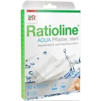 Lohmann & Rauscher GmbH & Co.KG Pflaster RATIOLINE aqua Duschpflaster Plus 10x15 cm steril, 5 St