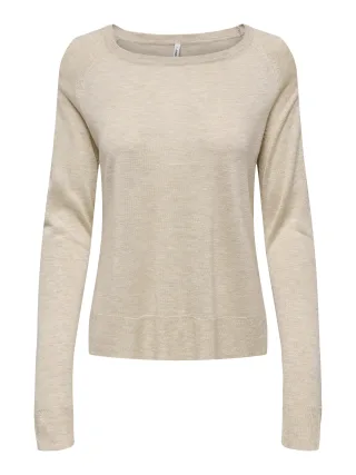 ONLY - ONLVIENNA LS O-NECK KNT whitecap gray - Gr. - L