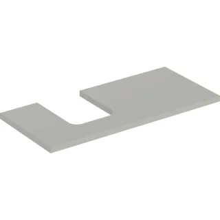 Geberit ONE Waschtisch-Platte, Ausschnitt links, für Aufsatzwaschtisch Schalenform 505294007