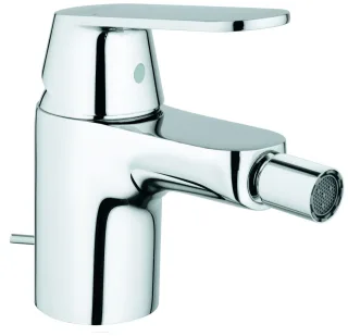 GROHE Bidetbatterie Eurosmart C 32839 DN15 mit Zugstangen-Ablaufgarnitur chrom 32839000