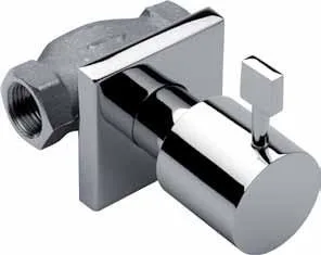 KAJA-B-Quadrat Unterputz-Ventil Gewinde 1/2", chrom 29600-C