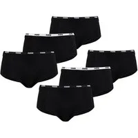 PUMA BODYWEAR Panty Mini Shorts Comfort Cotton Stretch (Set) Webgummibund, Logo