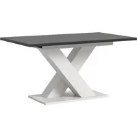 Home affaire Esstisch Motus, ausziehbar 150 -190 cm, inklusive 40 cm Einlegeplatte (Set, 1-St), X-Gestell mit Bodenplatte, Tisch, Küchentisch, Esszimmer, Küche