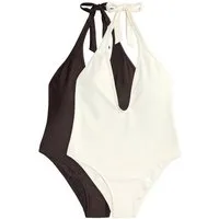 The Set Badeanzug The Set, Badeanzug mit tiefem Ausschnitt, 2er-Pack (2-St)