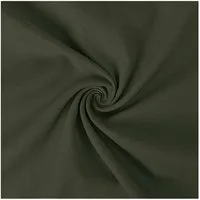 maDDma Stoff Leinenstoff gewaschen 100% Leinen 1/2 Meterware 135cm breit uni, schilfgrün