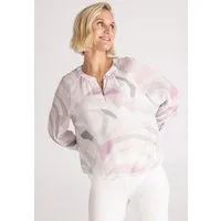 FRANK WALDER Klassische Bluse mit Elastikbund