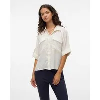 Vero Moda Kurzarmbluse VMFABIANA 3/4 SHIRT VMA NOOS