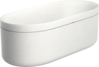 Hansgrohe Badewanne AXOR Suite Basins & Bathtubs 1900/850mm weiss/polished black chrome, 42005330 42005330