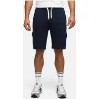 Indicode Sweatshorts Herren White Rock Sweat Shorts Herrenshorts aus 100 % Baumwolle