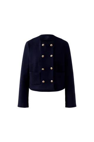 Oui - Jacke Scuba darkblue - Gr. - 42