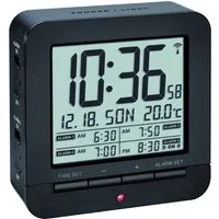 TFA Dostmann Funkwecker digitaler Wecker TFA 60.2536.01 Reisewecker 4 Alarme Er verfügt über 4 Weckalarme