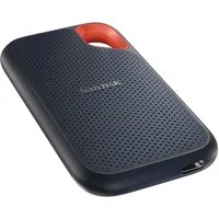 Sandisk Extreme Portable 2TB tragbare SSD USB-C USB-A externe SSD (2 TB) 1050 MB/S Lesegeschwindigkeit, 1000 MB/S Schreibgeschwindigkeit, NVMe, IP65, AES 256-Bit, Stoßfestes Outdoor-Design