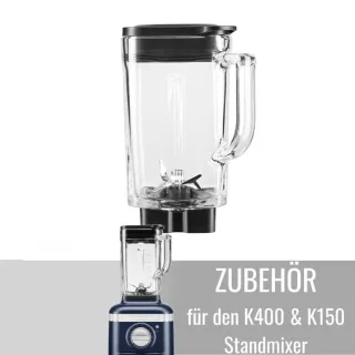 Zubehör für KitchenAid Artisan K400 & K150 Standmixer: Mixbehälter...