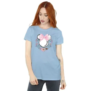 Disney - T-Shirt Schleife für Damen (Babyblau)