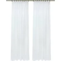 Yujiao Mao Gardine Uni (1 St), Kräuselband, transparent, Uni Voile, Minimalismus Wohnzimmer