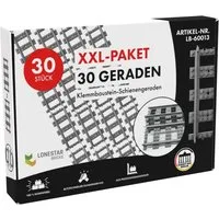Lonestar-Bricks LB-60013 - 30 Stück Schienen Gerade (Lonestar-Bricks) Spielbausteine