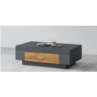 OTTO home Couchtisch Toledo,Breite 110cm eleganter Sofatisch mit Hochglanzelemente, Kaffeetisch mit 1 Schublade, Wohnzimmertisch