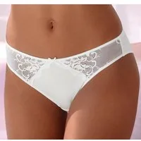 petite fleur by Lascana Slip (Packung, 3 Stück) mit floraler Spitze und weichem Microtouch