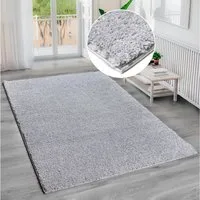 Bruno Banani Hochflor-Teppich Shaggy Soft, rechteckig, Höhe: 30 mm, gewebt, Uni Farben, besonders weich und kuschelig, Kundenliebling