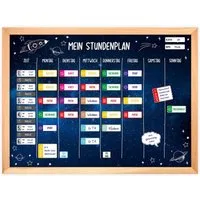 nikima Schreibtischkalender magnetischer Stundenplan Weltall mit 90 Magneten